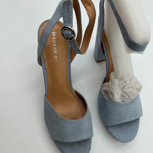 Madden Girl Summit Platform Ankle Strap Heels in Baby Blue Sz 11 - Picture 5 of 10